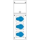 632.3006-062 SCAME QUADRO DISTR. DA PARETE BLOCK3