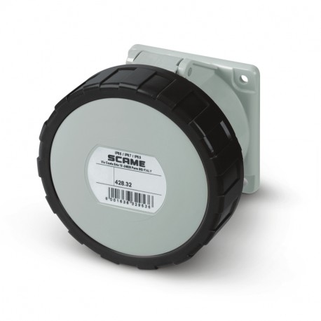 428.32666 SCAME FLUSH MOUNTING SOCKET IP66/IP67 3P+E 32A