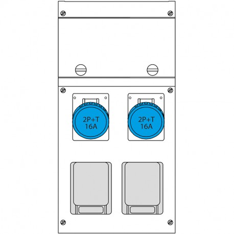 630.4506-002 SCAME BLOCK4-2 DOMOPLUS (1biv+1pluristandard)