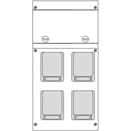 630.4506-010 SCAME CUADRO DE OBRA IP66 16A 230V AC