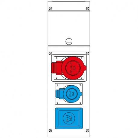 632.3006-406 SCAME QUADRO DISTR. DA PARETE BLOCK3