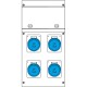630.4509-014 SCAME QUADRO DISTR.PORT.BLOCK4 IP66