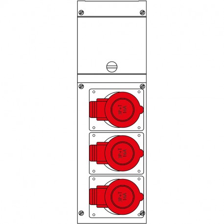 632.3505-063 SCAME QUADRO DISTR. DA PARETE BLOCK3