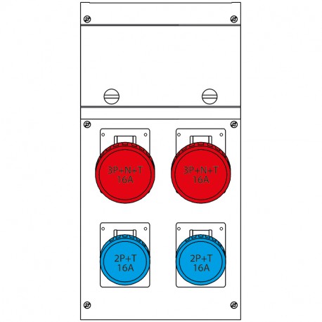 632.4500-006 SCAME SURF.MOUNT.DISTRIBUTION ASSEMBLY BLOCK4