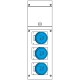 630.3500-373 SCAME PAINEL DE DISTRIBUIÇÃO IP66 16A 230V