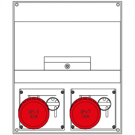 670.3526-430 SCAME QUADRO DISTRIBUZIONE DOMINO 400 IP66