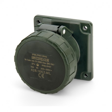 428.1663.MIL SCAME PRISE ENC. 16A 2P+T 6h 200-250V