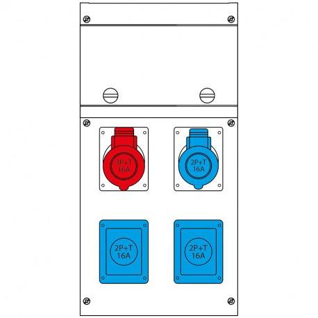 630.4000-001 SCAME ШКАФ РАСПРЕДЕЛИТЕЛЬНЫЙ IP44 16A 400V