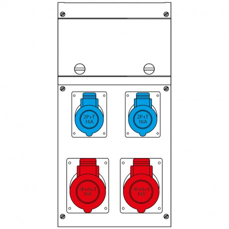 632.4005-006 SCAME QUADRO DISTR. DA PARETE BLOCK4