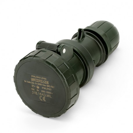 318.3247.MIL SCAME STECKER 32A 3P+N+E, 6h 346-415V