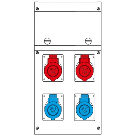 632.4505-003 SCAME QUADRO DISTR. DA PARETE BLOCK4