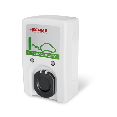 204.WB11R-T2EV SCAME WALL BOX 1 SOCKET with RFID TYPE 2 3,5kW