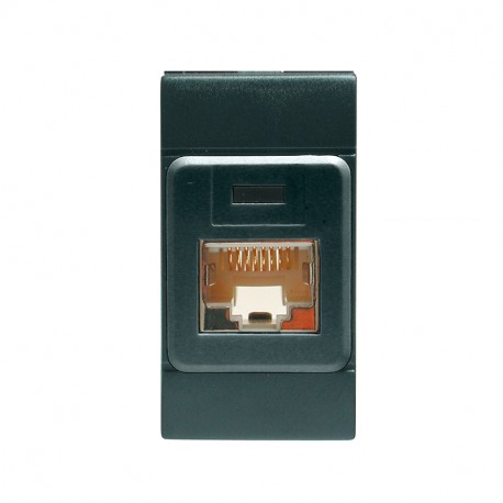 101.6481.60 SCAME TOMA RJ45 CAT. 6 APANTALLADA GRIS OSCURO