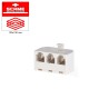 999.10799 SCAME TRIPLICATORE AVORIO PLUG 6/4