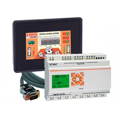 LRDKITHMIA07 LOVATO KIT LRD20RD024P1 + CABLE + HMI 7