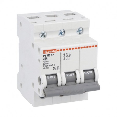 P1MS3P125 LOVATO MODULAR SWITCH DISCONNECTOR 3P 125A