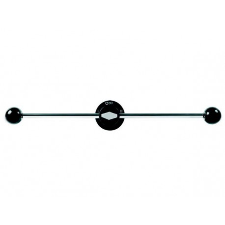 GEX69NB LOVATO BUSSA ALLA PORTA NERA. MANIGLIA BLOCCABILE OFF-ON