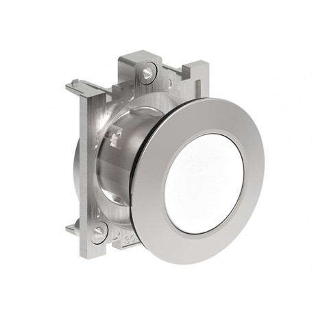 LPFB108 LOVATO WHITE FLUSH MET.FLAT PUSH-BUTTON