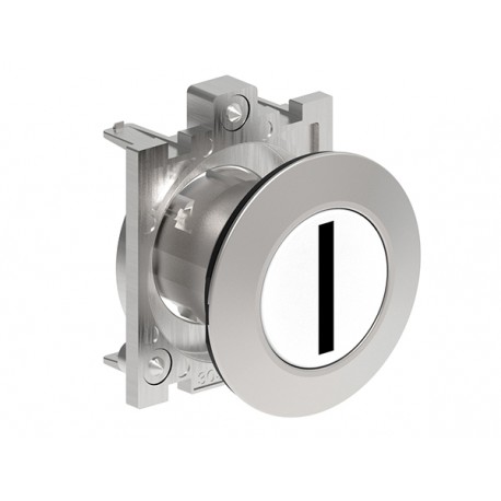 LPFB1118 LOVATO WHITE FLUSH MET. BOTÃO PLANO I