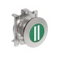 LPFB1123 LOVATO GREEN FLUSH MET. PULSANTE PIATTO II