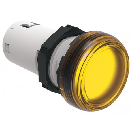 LPMLN5 LOVATO MONOBLOCK YELLOW LED PILOT LIGHT 220VDC