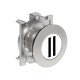 LPFB1128 LOVATO WHITE FLUSH MET. BOTÃO LISO II
