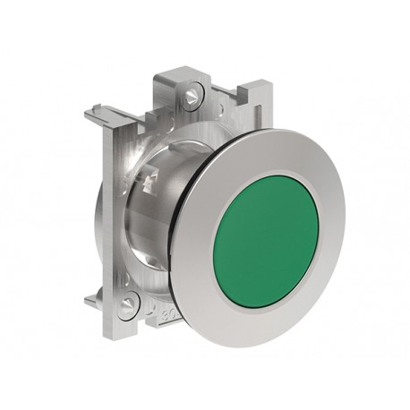 LPFQ103 LOVATO GREEN FLUSH PUSH-PUSH MET. BOTÃO PLANO