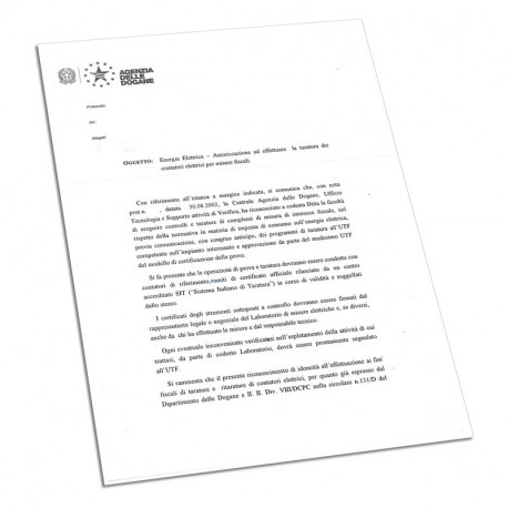 DMCERTUTF LOVATO CERTIFICAT UTF SYSTÈME