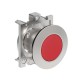 LPFQ104 LOVATO RED FLUSH PUSH-PUSH MET.FLAT BUTTON
