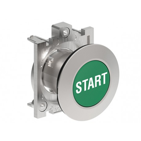 LPFB1163 LOVATO GREEN FLUSH MET. AVVIO A PULSANTE PIATTO