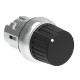 LPSS431 LOVATO Selector Platinum metalico redondo tres posiciones "1 0 2"