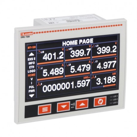 DMG7500 LOVATO ПАНЕЛЬ M. ЦВЕТ GLCD MULT., RS485