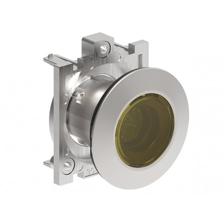 LPFQL105 LOVATO Interruptor metalico lum. rasante amarillo Ø 30mm