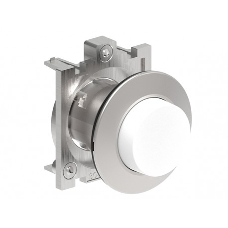 LPFB208 LOVATO Pulsador metalico saliente blanco Ø 30mm