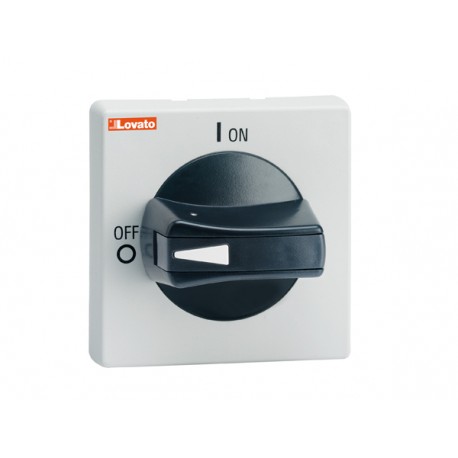 GAX63KB LOVATO Mando Negro IP69K fij. brida para GA...A, GA016C-40C