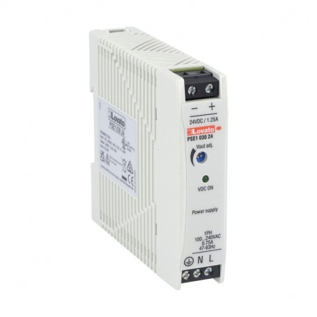 PSE103024 LOVATO DIN 1PH ALIMENTATORE 30W 100-240VAC 24VD