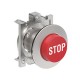 LPFB2134 LOVATO RED EXTENDED MET.FLAT PUSH-BUTTON STOP