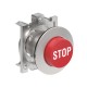 LPFB2134 LOVATO ROSSO ESTESO MET. ARRESTO PULSANTE PIATTO
