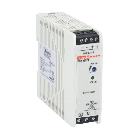 PSE105024 LOVATO ALIMENTATION DIN 1PH 50W 100-240VAC 24VD