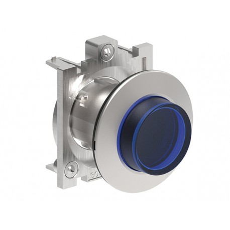 LPFQL206 LOVATO ILL.BLUE FLUSH EXT. P-P MET. BOUTON PLAT