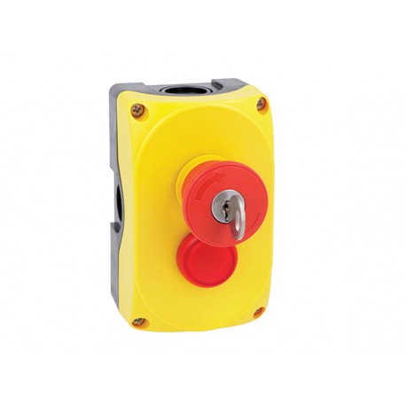 LPZP2B5905 LOVATO YLW STRG STAT+40MM TASTE+1NO+1NC+R LD 24V