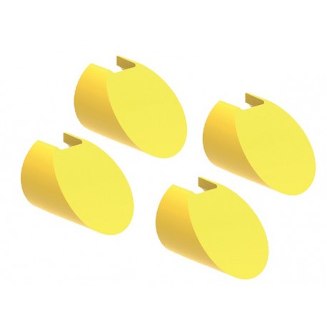 LPZXP5 LOVATO YELLOW SCREW PROTECTION PLUGS FOR LPZ
