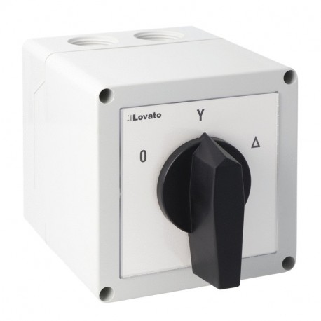 GX3212P LOVATO STAR-DELTA START. 32A PL. ENCL. 110X110