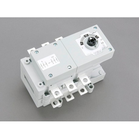 33455 WOEHNER CAPUS Panel, 3P load cut switch without lever, 125A, M8 screw