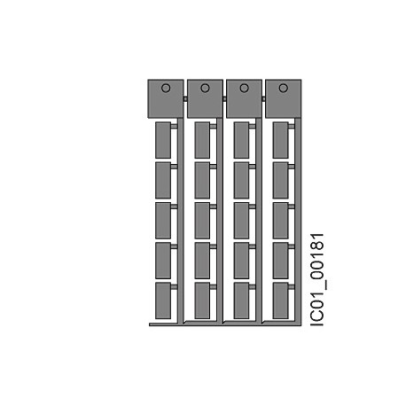 3RT2900-1SB20 SIEMENS device identification labels, for SIRIUS devices, 20x7 mm, titanium gray, package cont..
