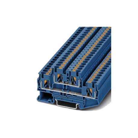 8WH6020-0AG01 SIEMENS morsetto, con attacco ad innesto iPo, a due piani, morsetto passante, 4mm², blu