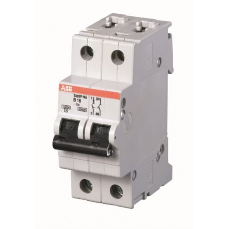 2CDS281103R0164 ABB S201P-C16NA Disyuntor miniatura 1+NP C 16 A
