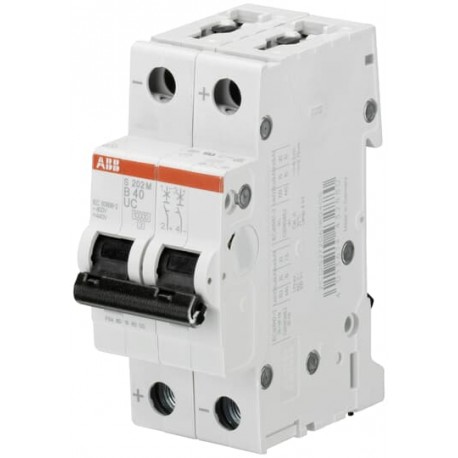 2CDS272061R0024 S202M-C2UC ABB Interruptor automático S202M-C2UC 2p 2A UCC 10kA