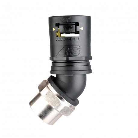 AT54/M50/SF45/BLY 7TCA296170R0769 THOMAS AND BETTS FITTING 45º THREAD HEM. GIR,M50,DN54,BLACK