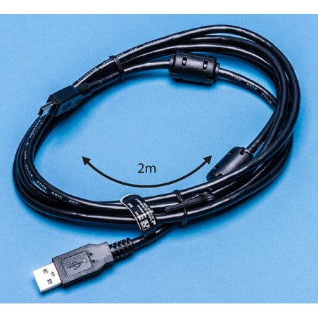 3AUA0000118107 ABB Cabo USB kit com núcleos de ferrite, 2m USB – Mini USB-B